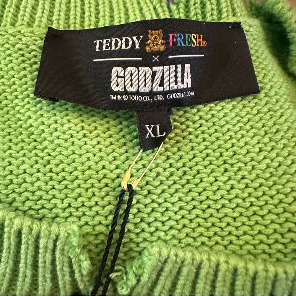 Teddy Fresh x Godzilla collab sweater new - Picture 4 of 9